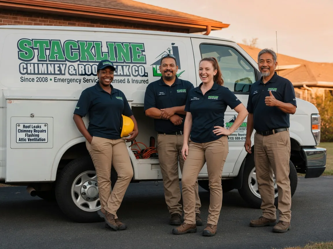 Chimney flashing repair company in Cushing, MN